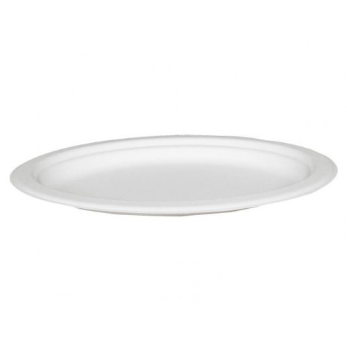 Abena Tallrik Miljö Bagasse oval 26x19cm 50/fp