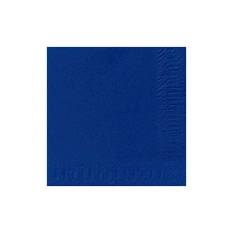 Produktbild för Servett 3-lags 33x33cm mörkblå 125/fp