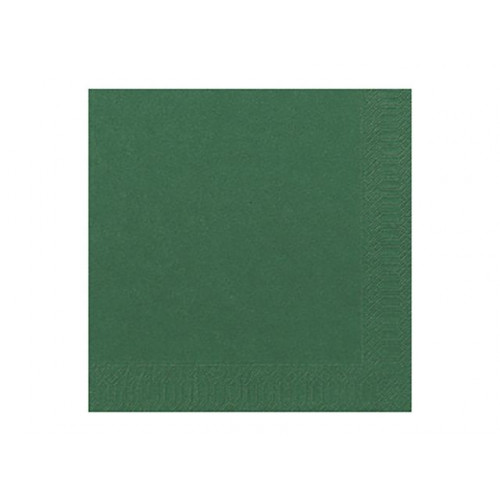 Duni Servett 3-lags 33x33cm mörkgrön 125/fp