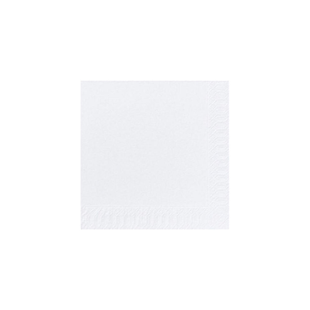 Produktbild för Servett 3-lags 33x33cm vit 125/fp