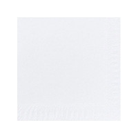 Produktbild för Servett 3-lags 33x33cm vit 125/fp
