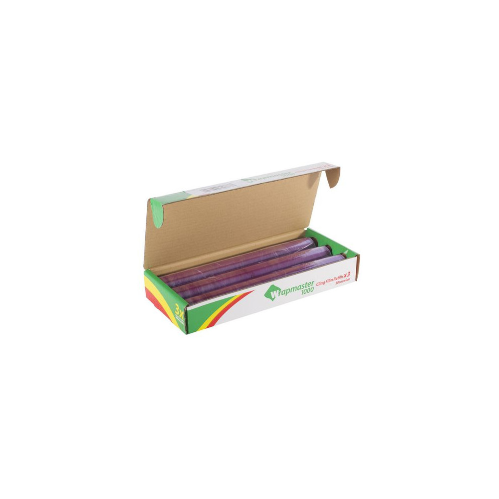 Produktbild för Plastfolie PVC Wrapmaster 1000 30cmx100m