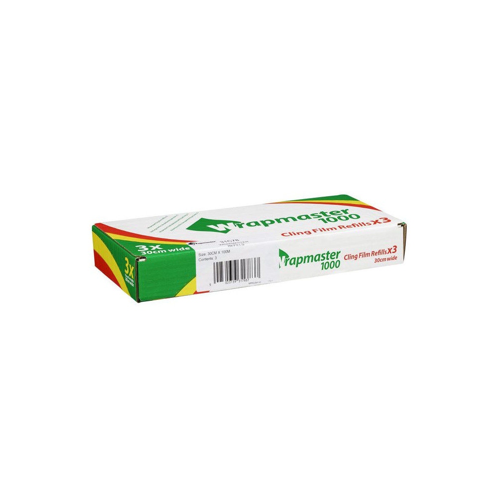Produktbild för Plastfolie PVC Wrapmaster 1000 30cmx100m
