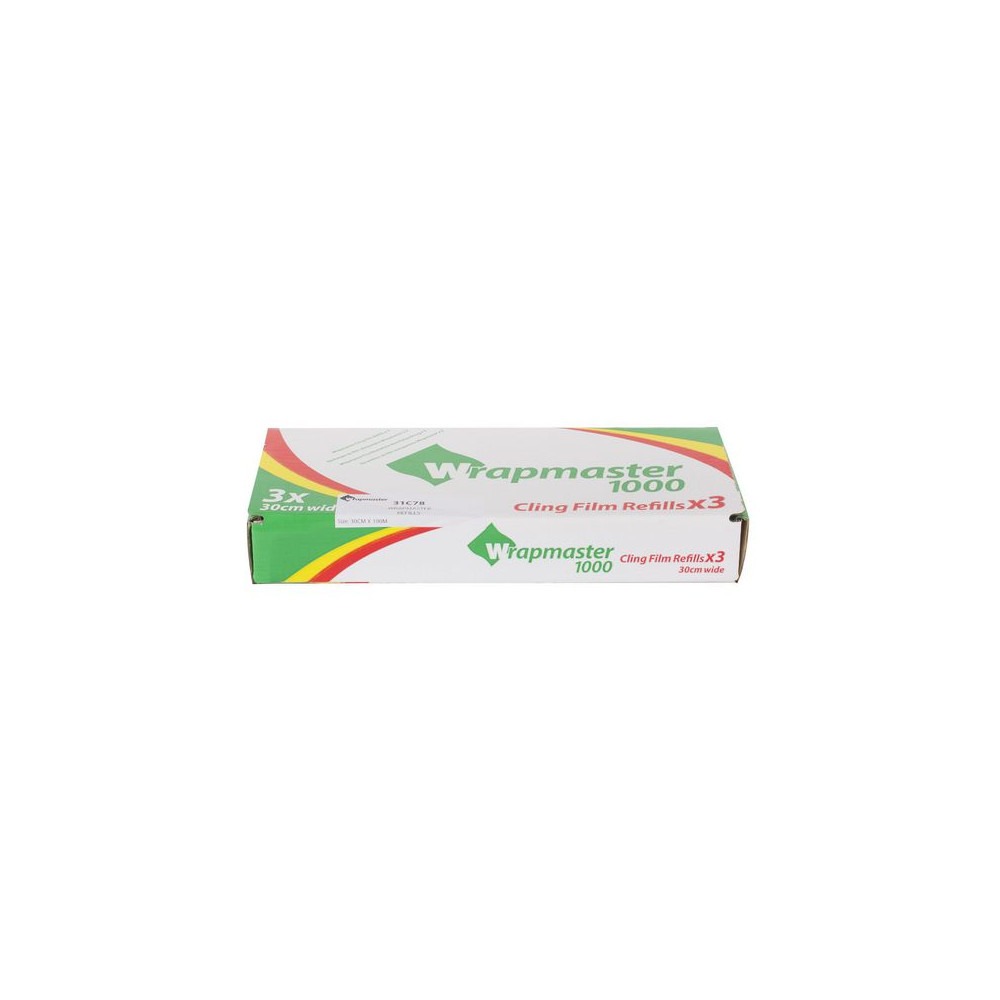 Produktbild för Plastfolie PVC Wrapmaster 1000 30cmx100m
