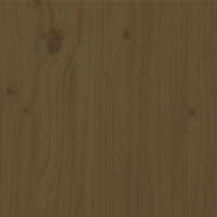 Produktbild för Sängram honungsbrun massiv furu 100x200 cm