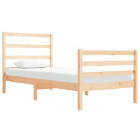 Produktbild för Sängram massiv furu 90x190 cm