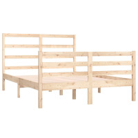 Produktbild för Sängram massiv furu 135x190 cm