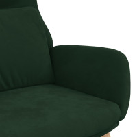 Produktbild för Vilstol mörkgrön sammet