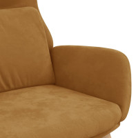 Produktbild för Vilstol brun sammet