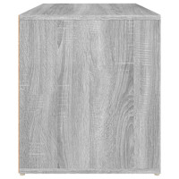 Miniatyr av produktbild för Hallbänk 80x40x45 cm grå sonoma-ek konstruerat trä