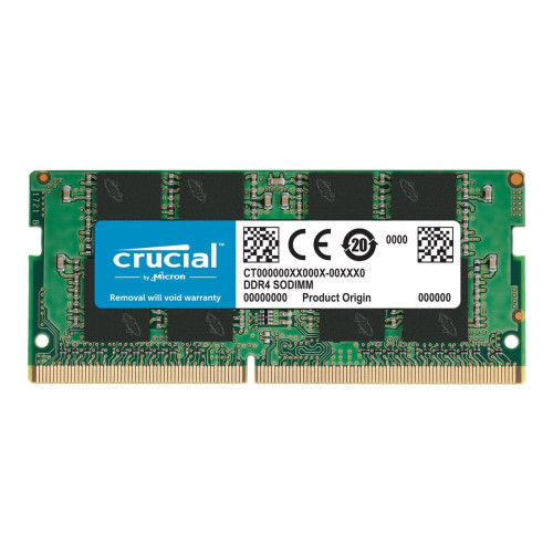 Crucial - DDR4 - modul - 8 GB - SO DIMM 260-pin / PC4-25600 - ej buffrad - Ram-Minnen