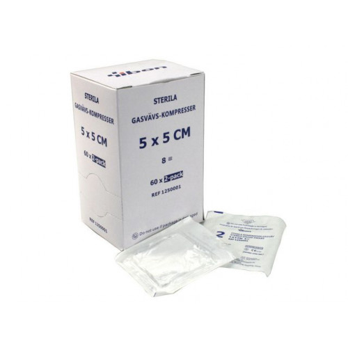 yibon Kompress GV steril 2-p 5x5cm 120/FP