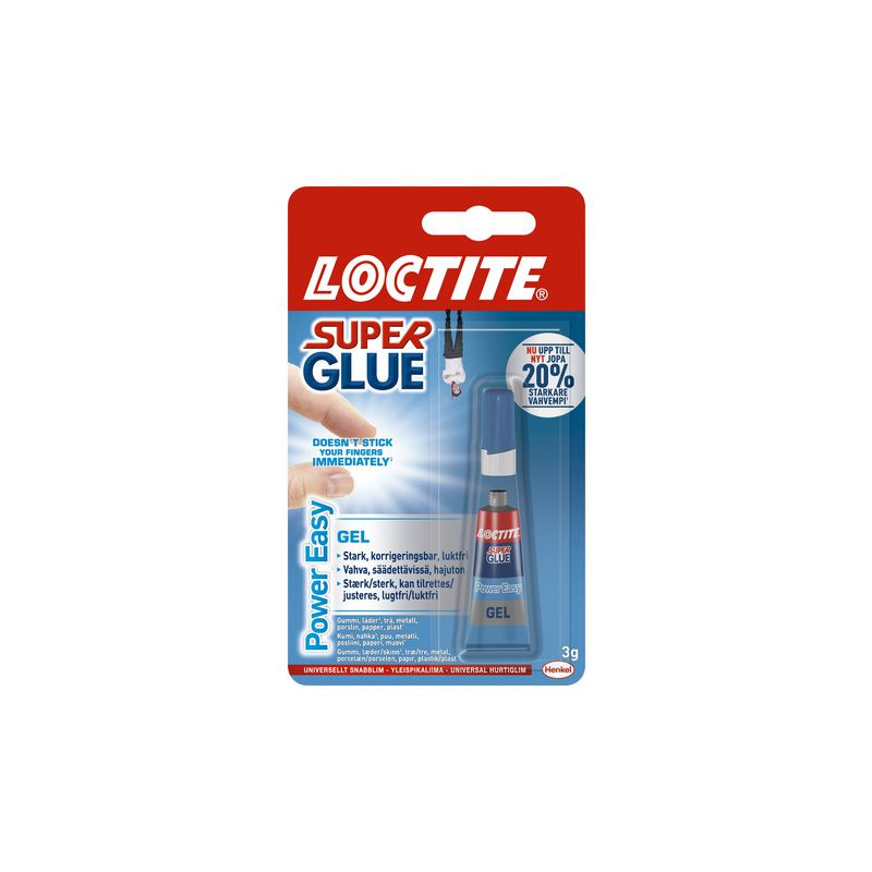 Produktbild för Superlim LOCTITE Power Easy gel 3g