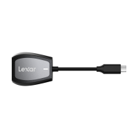 Produktbild för Lexar Cardreader SD & microSD (LRW470U) UHS-II Dual-Slot Reader (USB-C)