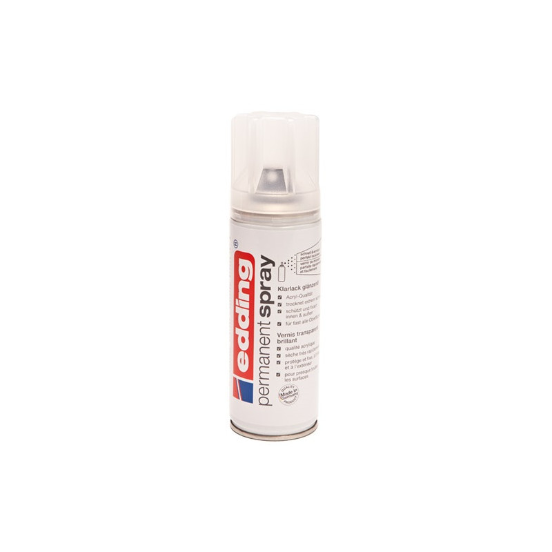 Produktbild för Edding Permanent Spray akrylfärger 200 ml Färglös Sprayburk