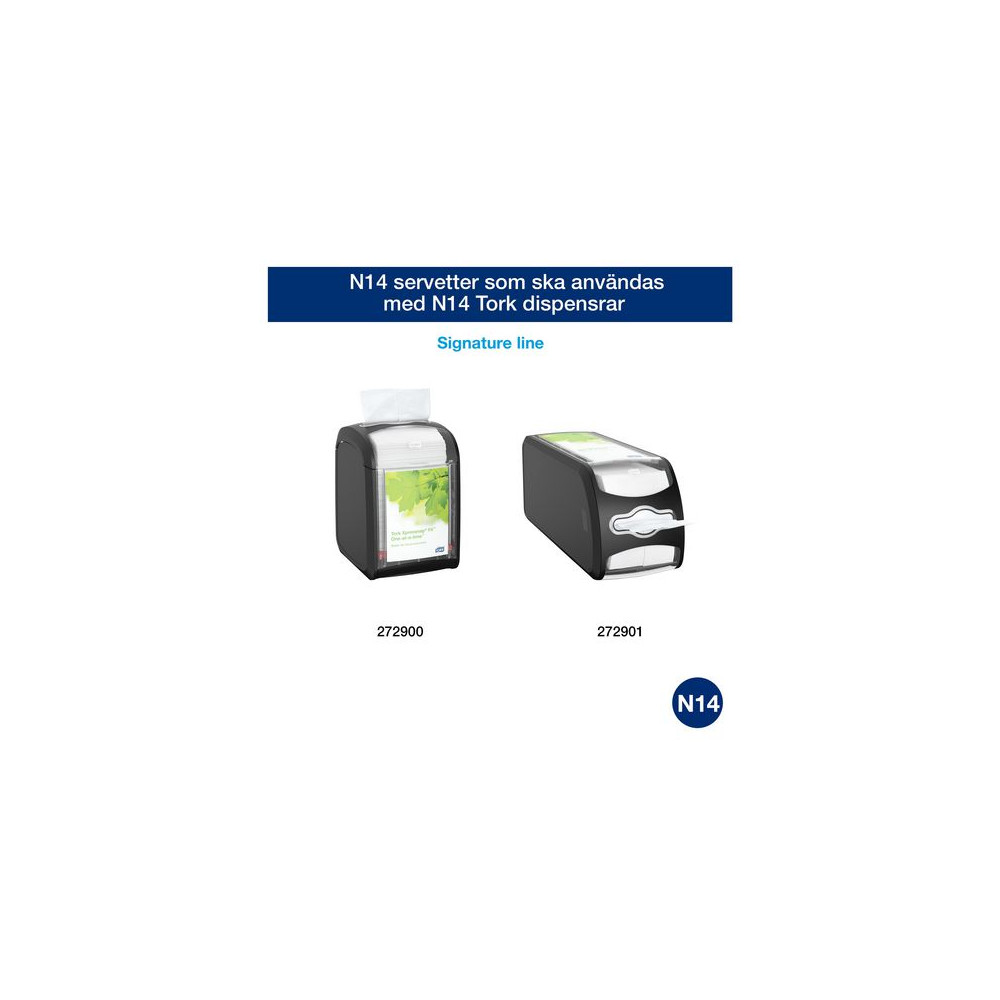 Produktbild för Servett TORK Xpressnap N14 natur 720/fp