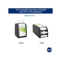 Produktbild för Servett TORK Xpressnap N14 natur 720/fp