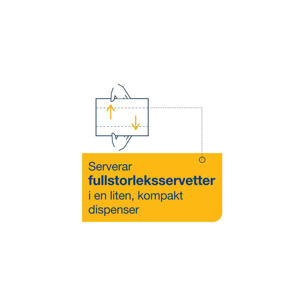 Produktbild för Servett TORK Xpressnap N14 natur 720/fp