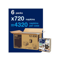 Produktbild för Servett TORK Xpressnap N14 natur 720/fp