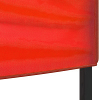 Produktbild för Hopfällbart partytält röd 2x2 m