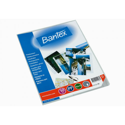 BANTEX Bantex 100080935 plastfickor 100 x 150 mm Polypropylen (PP) 10 styck