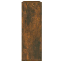 Produktbild för Vägghylla rökfärgad ek 104x20x58,5 cm konstruerat trä