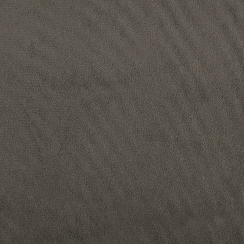 Produktbild för Schäslong med bolster mörkgrå sammet