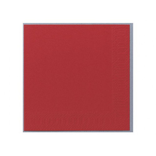 Duni Servett 3-lags 24x24cm röd 250/fp