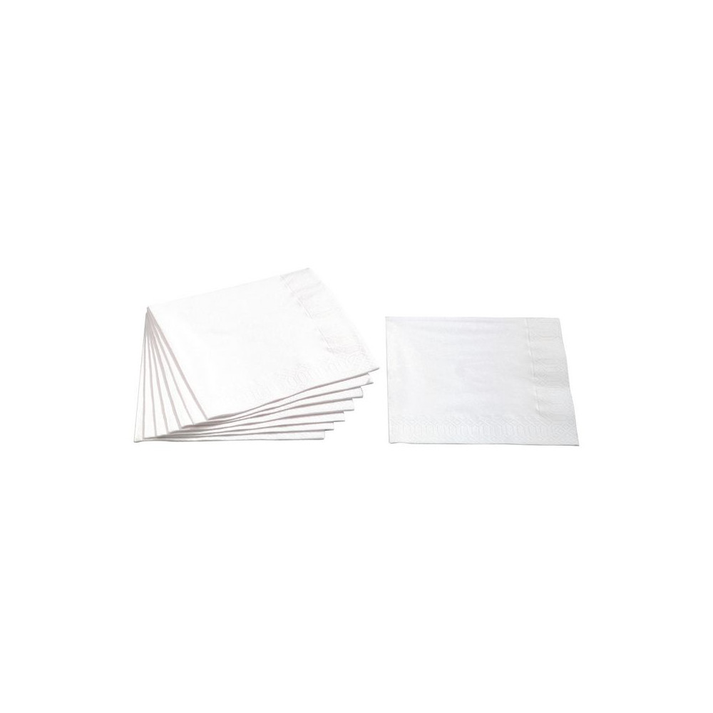 Produktbild för Servett 3-lags 24x24cm röd 250/fp