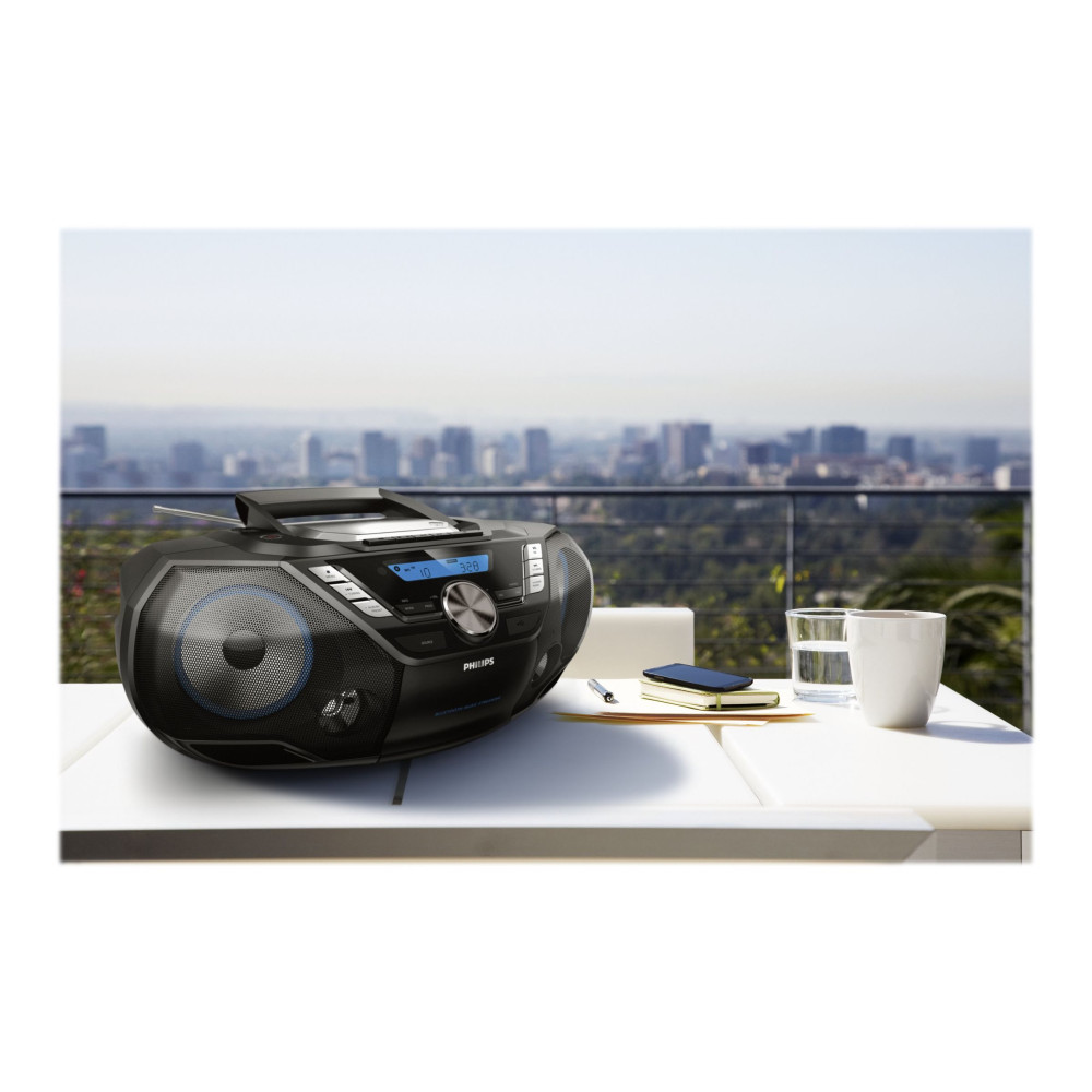 Produktbild för Philips CD Soundmachine AZB798T - boombox - CD, USB-radio, Cassette
