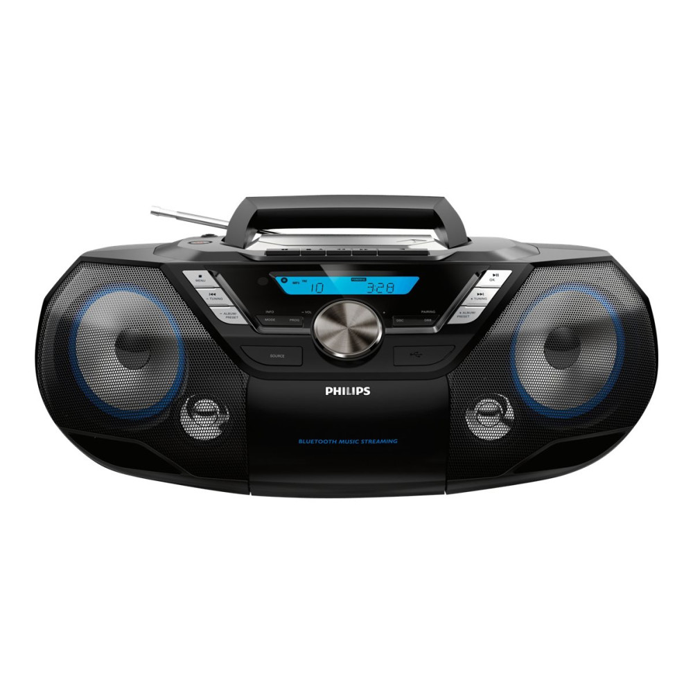 Produktbild för Philips CD Soundmachine AZB798T - boombox - CD, USB-radio, Cassette