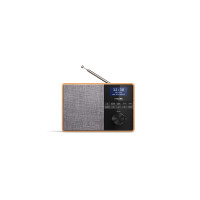 Miniatyr av produktbild för Philips TAR5505/10 radioapparater Bärbar Digital Svart, Grå, Trä