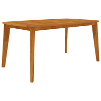 Produktbild för Trädgårdsbord 160x90x75 cm massivt akaciaträ