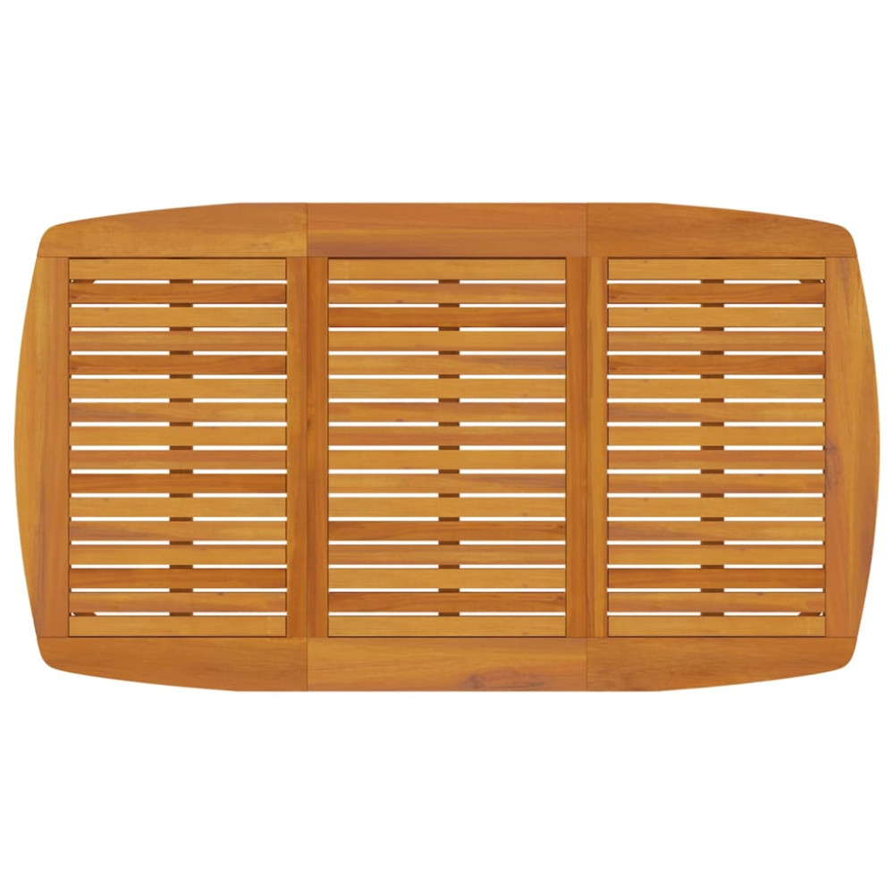 Produktbild för Trädgårdsbord 160x90x75 cm massivt akaciaträ