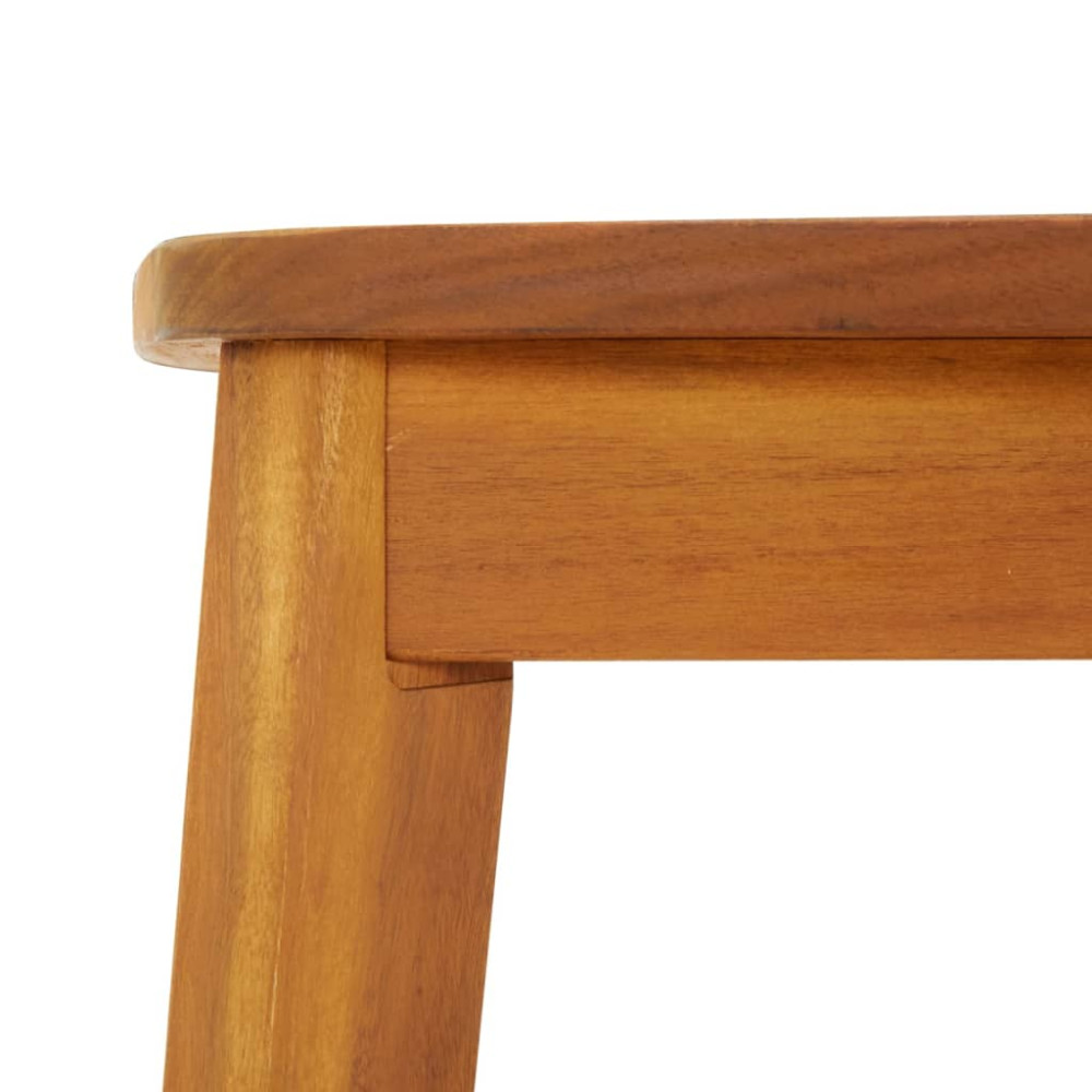 Produktbild för Trädgårdsbord 160x90x75 cm massivt akaciaträ