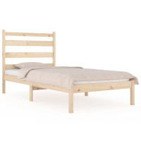 Produktbild för Sängram massiv furu 90x200 cm
