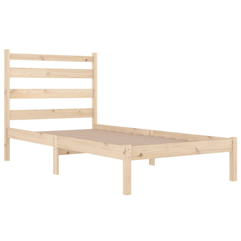 Produktbild för Sängram massiv furu 90x200 cm