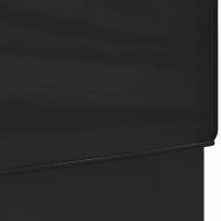 Miniatyr av produktbild för Hopfällbart partytält med sidoväggar svart 2x2 m