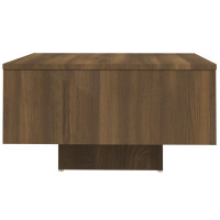 Produktbild för Soffbord brun ek 60x60x31,5 cm konstruerat trä