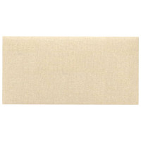 Produktbild för Väggpaneler 12 st gräddvit 30x15 cm tyg 0,54 m²