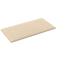 Produktbild för Väggpaneler 12 st gräddvit 30x15 cm tyg 0,54 m²