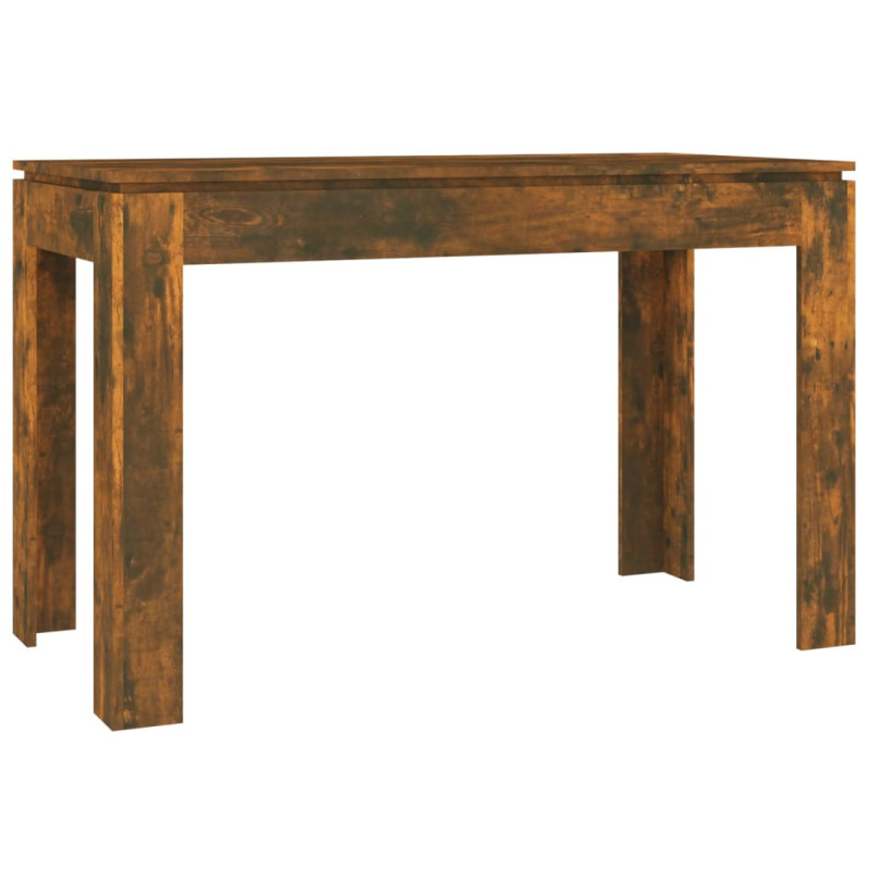 Produktbild för Matbord rökfärgad ek 120x60x76 cm konstruerat trä