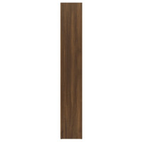Miniatyr av produktbild för Bokhylla brun ek 40x30x189 cm konstruerat trä