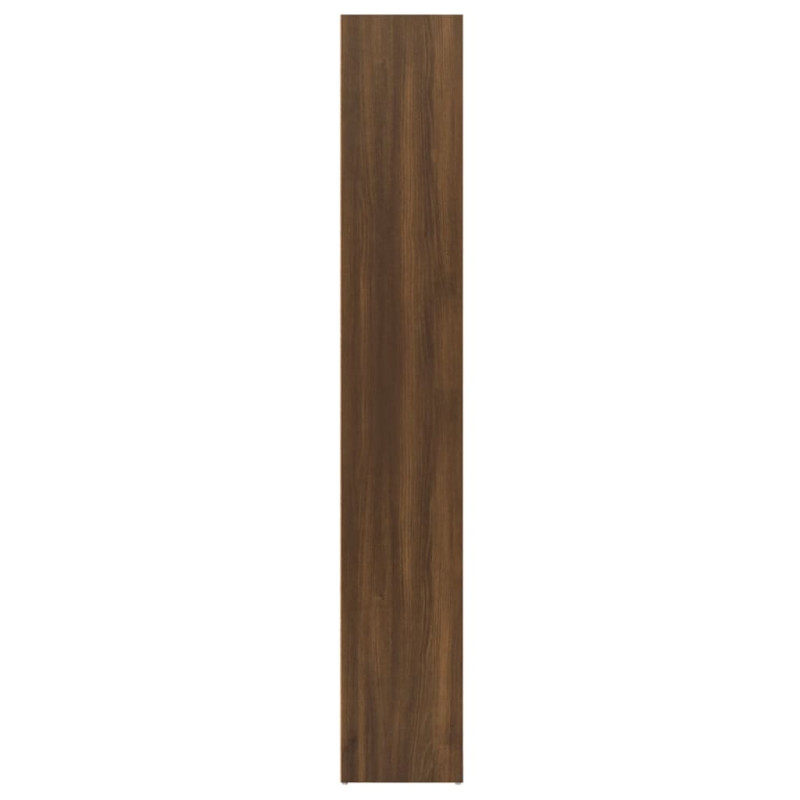 Produktbild för Bokhylla brun ek 40x30x189 cm konstruerat trä