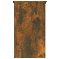 Produktbild för Skrivbord rökfärgad ek 90x45x76 cm konstruerat trä