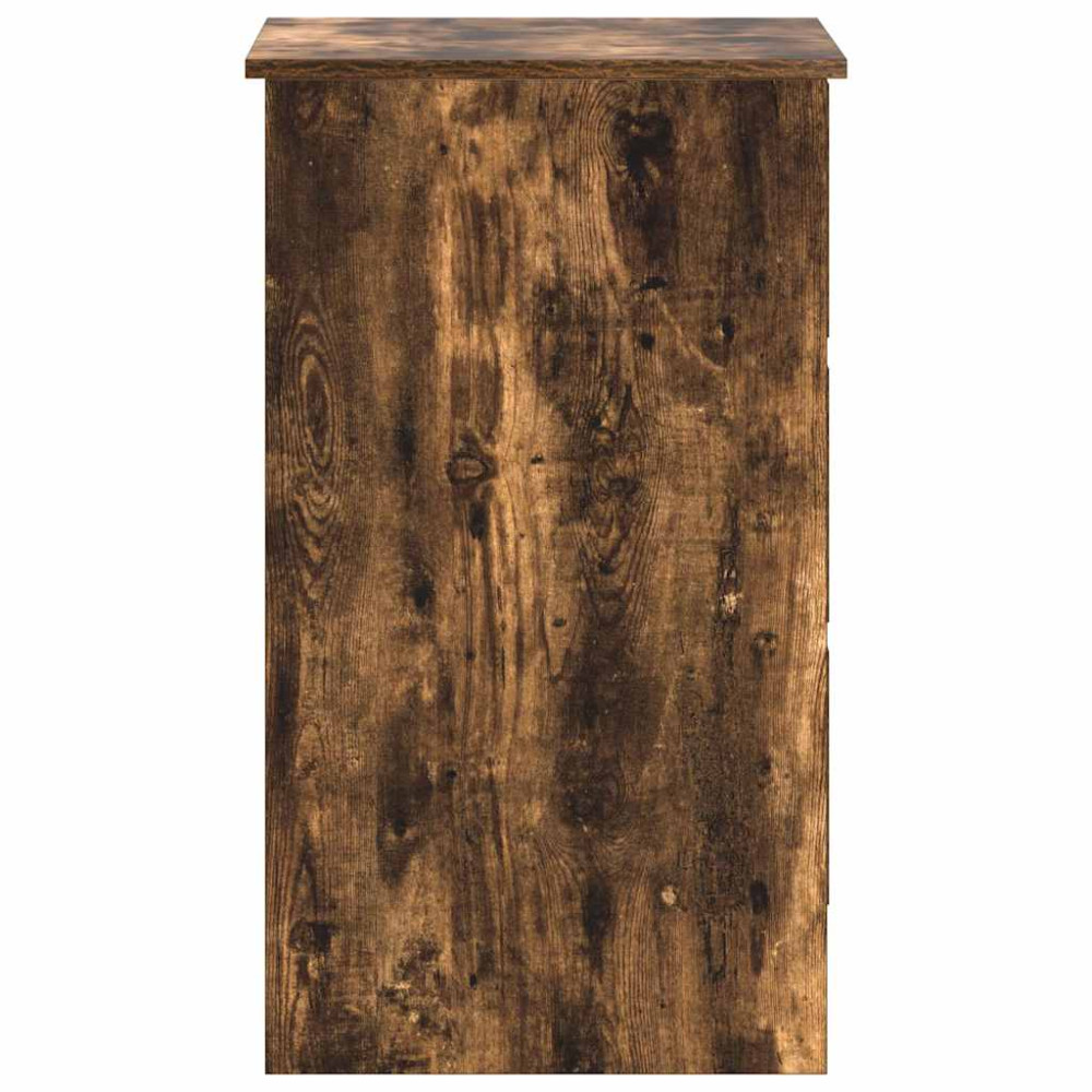 Produktbild för Skrivbord rökfärgad ek 90x45x76 cm konstruerat trä