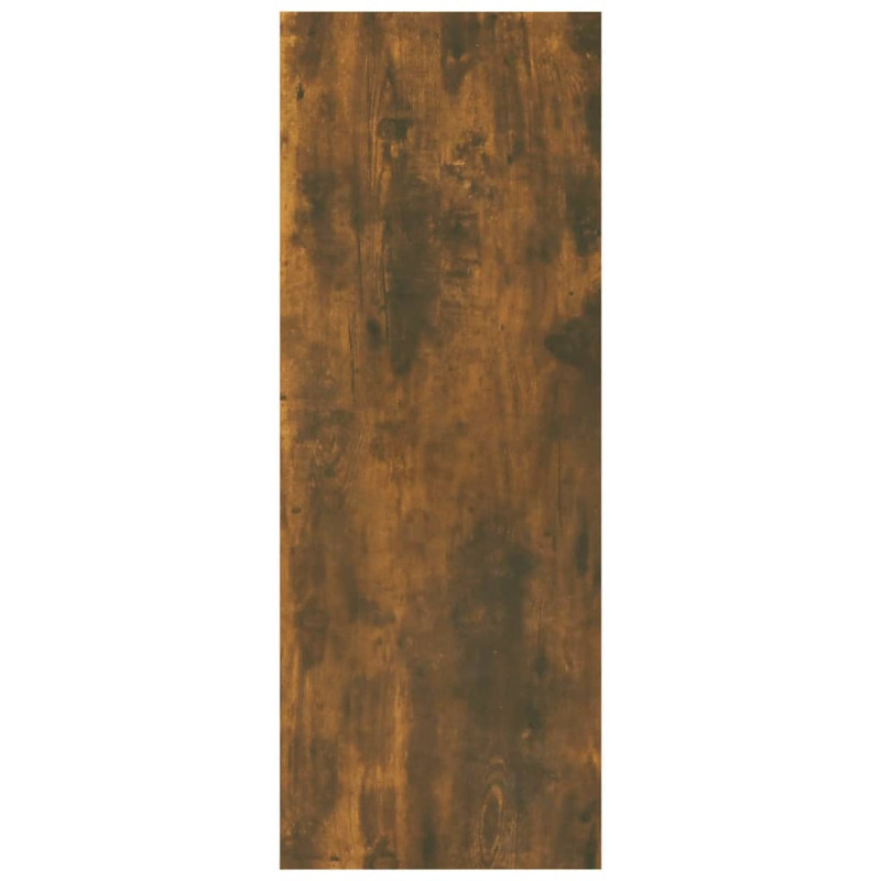 Produktbild för Avlastningsbord rökfärgad ek 105x30x80 cm konstruerat trä