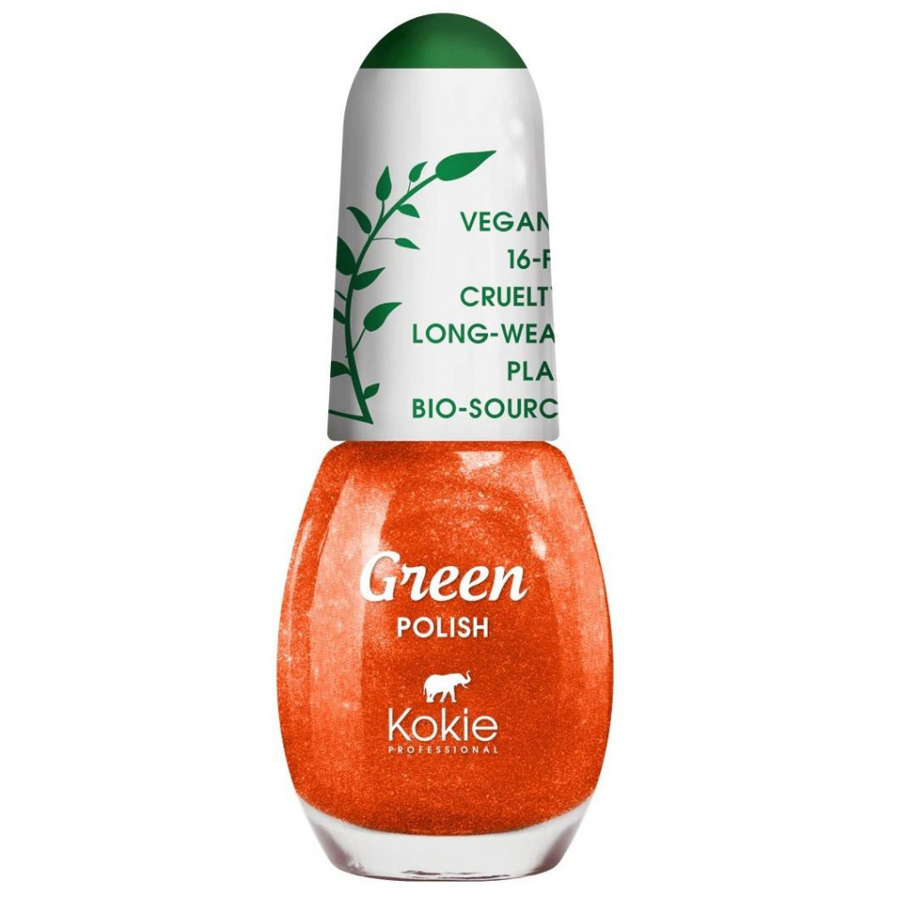 Produktbild för Kokie Green Nail Polish - Hotline