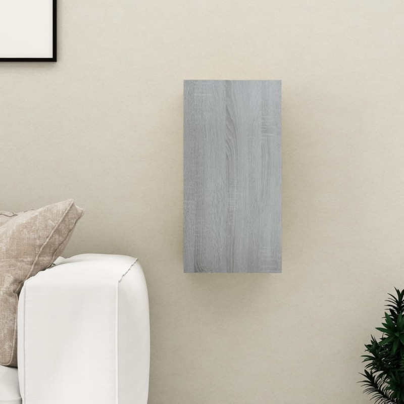 Produktbild för TV-bänk grå sonoma 30,5x30x60 cm konstruerat trä
