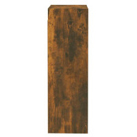 Produktbild för Tv-skåp 2 st rökfärgad ek 30,5x30x90 cm konstruerat trä